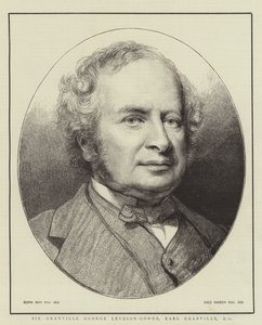 Sir Granville George Leveson-Gower, Conde Granville, KG de English School